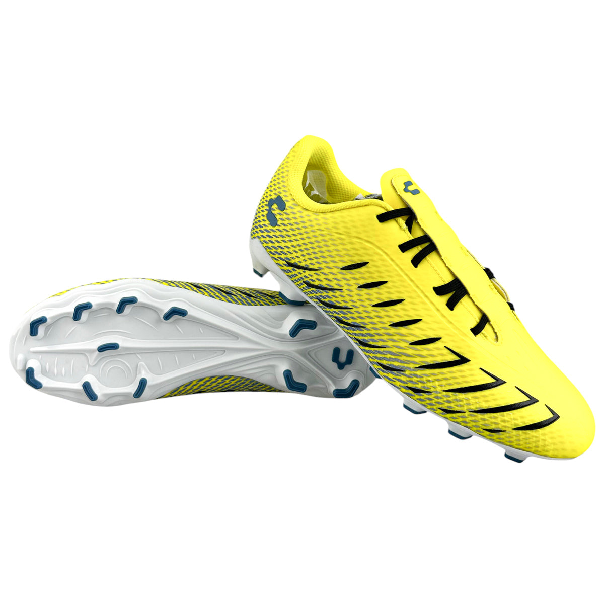 Tacos Fútbol Hombre Charly 1087414 Tachones Amarillo Azul
