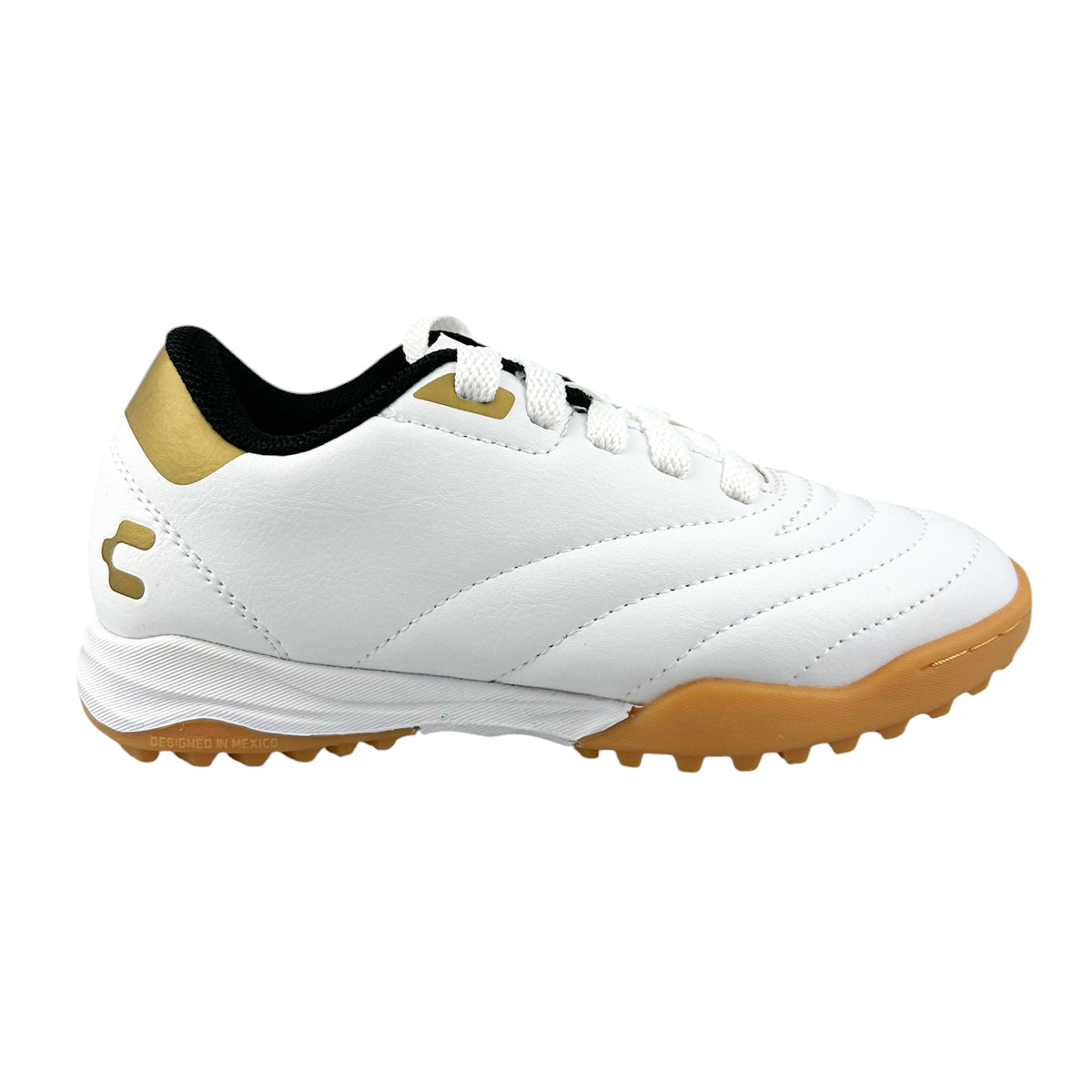 Tenis Fútbol Rápido Niño Charly 1065294 Turf Blanco 18-21.5