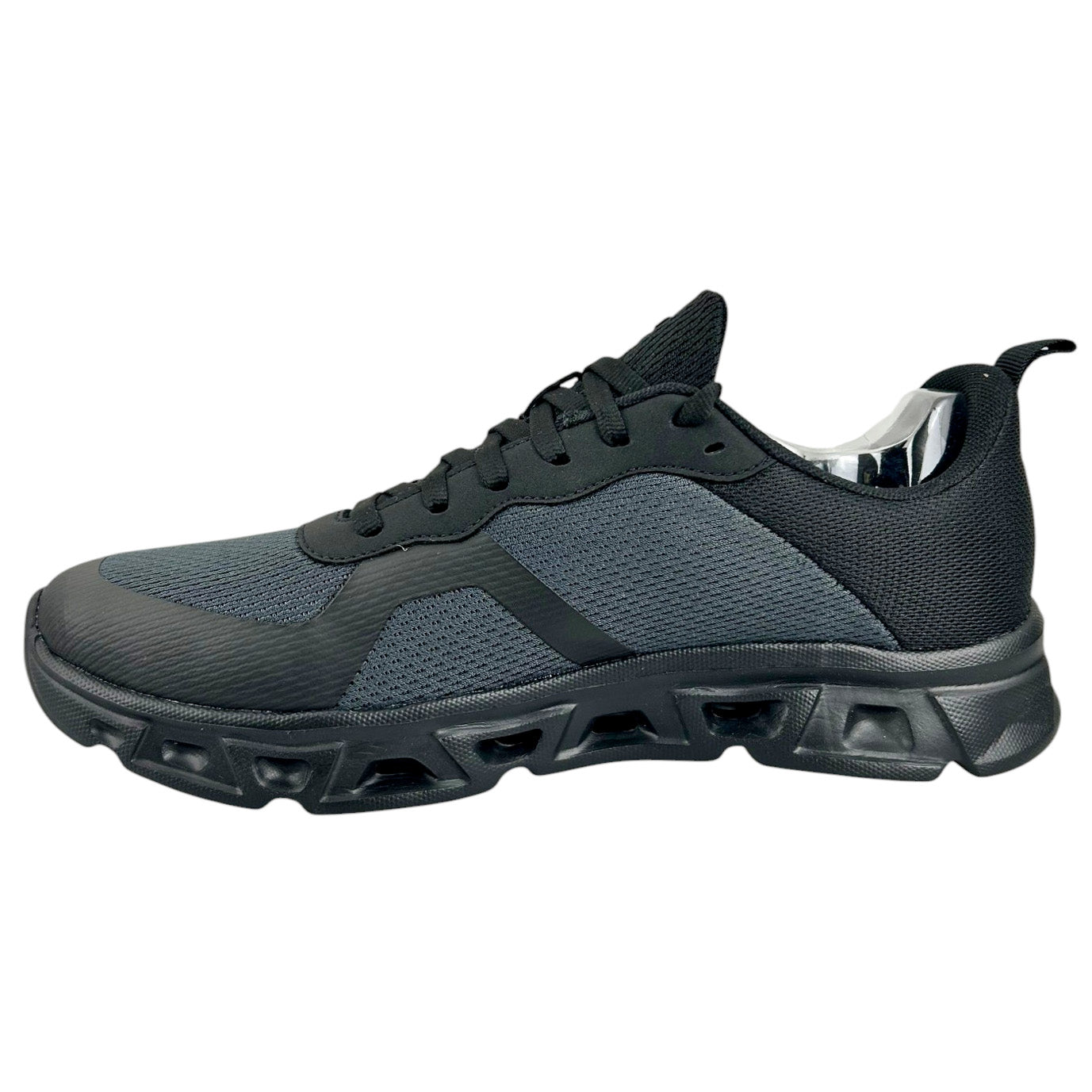 Tenis Sport Charly 1087710 Hombre Running Gym Negro Gris