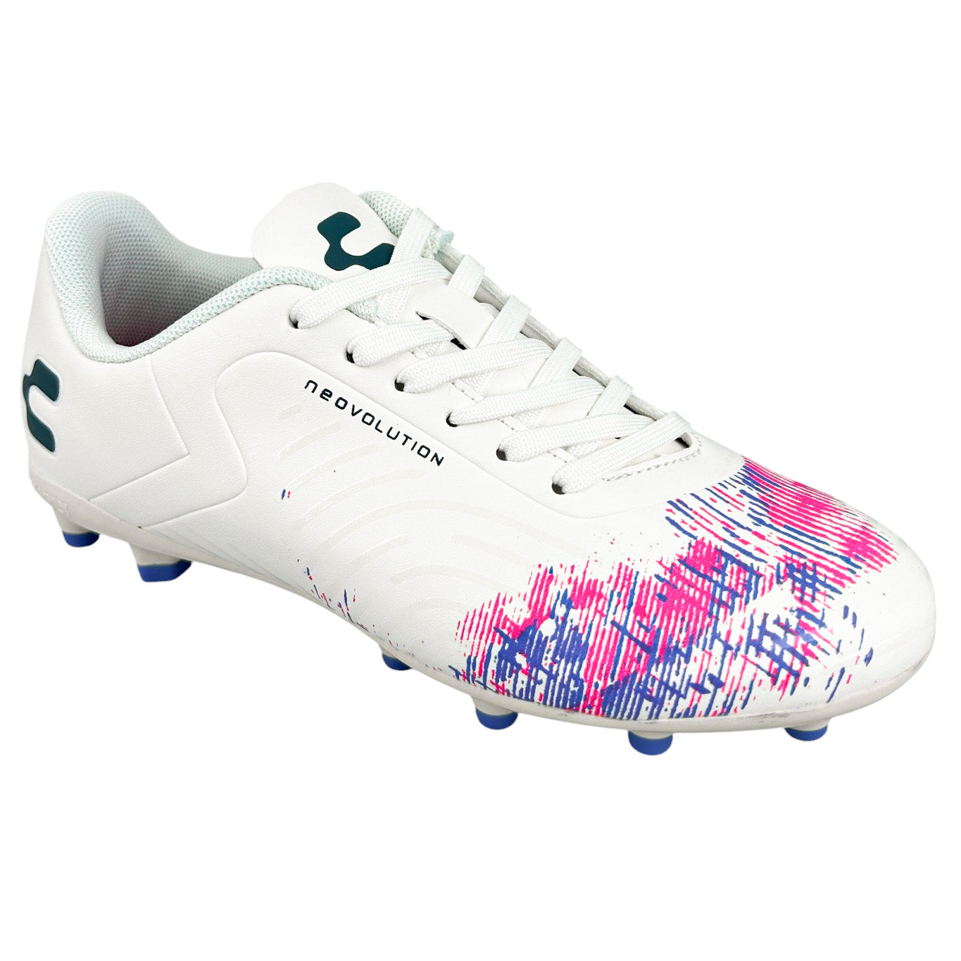 Tacos Fútbol Junior Charly 1098387 Fg Blanco Rosa 22-24.5