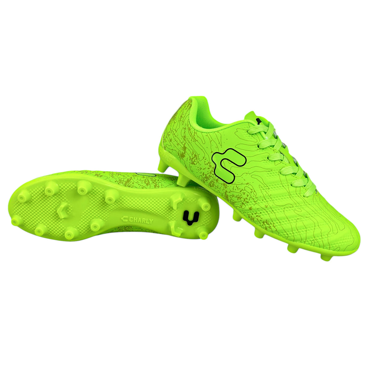 Tacos Fútbol Charly Junior 1098599 Fg Limón Negro 23-25