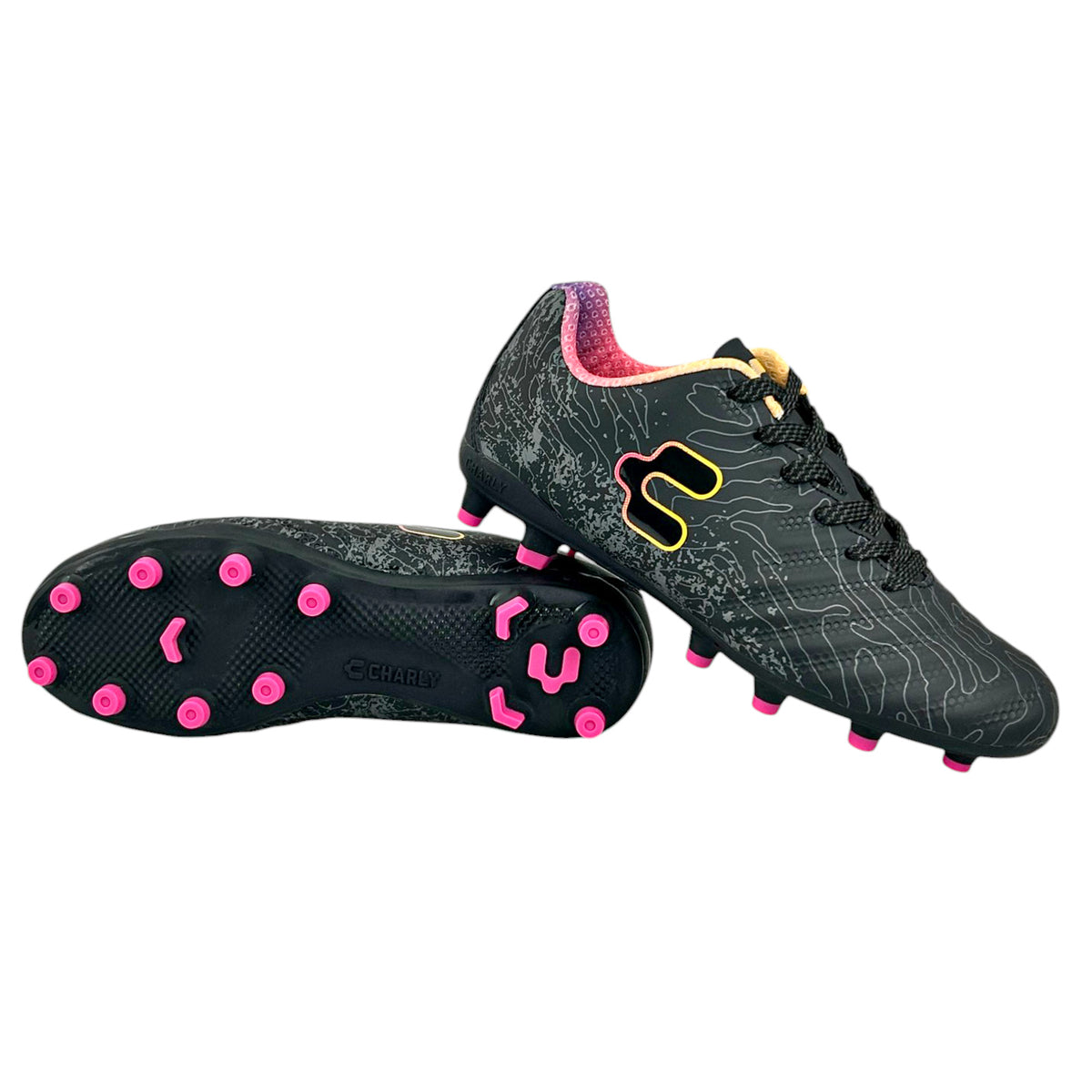 Tacos Fútbol Charly Junior 1098599 Fg Negro Mult 22-25