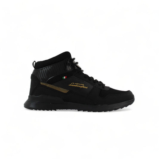 Tenis Bota Urbana Hombre Lamborghini 4148 Negro Oro Original