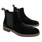 Botines Chelsea Hombre Jeep Je1300 Casuales Gamuza Negro