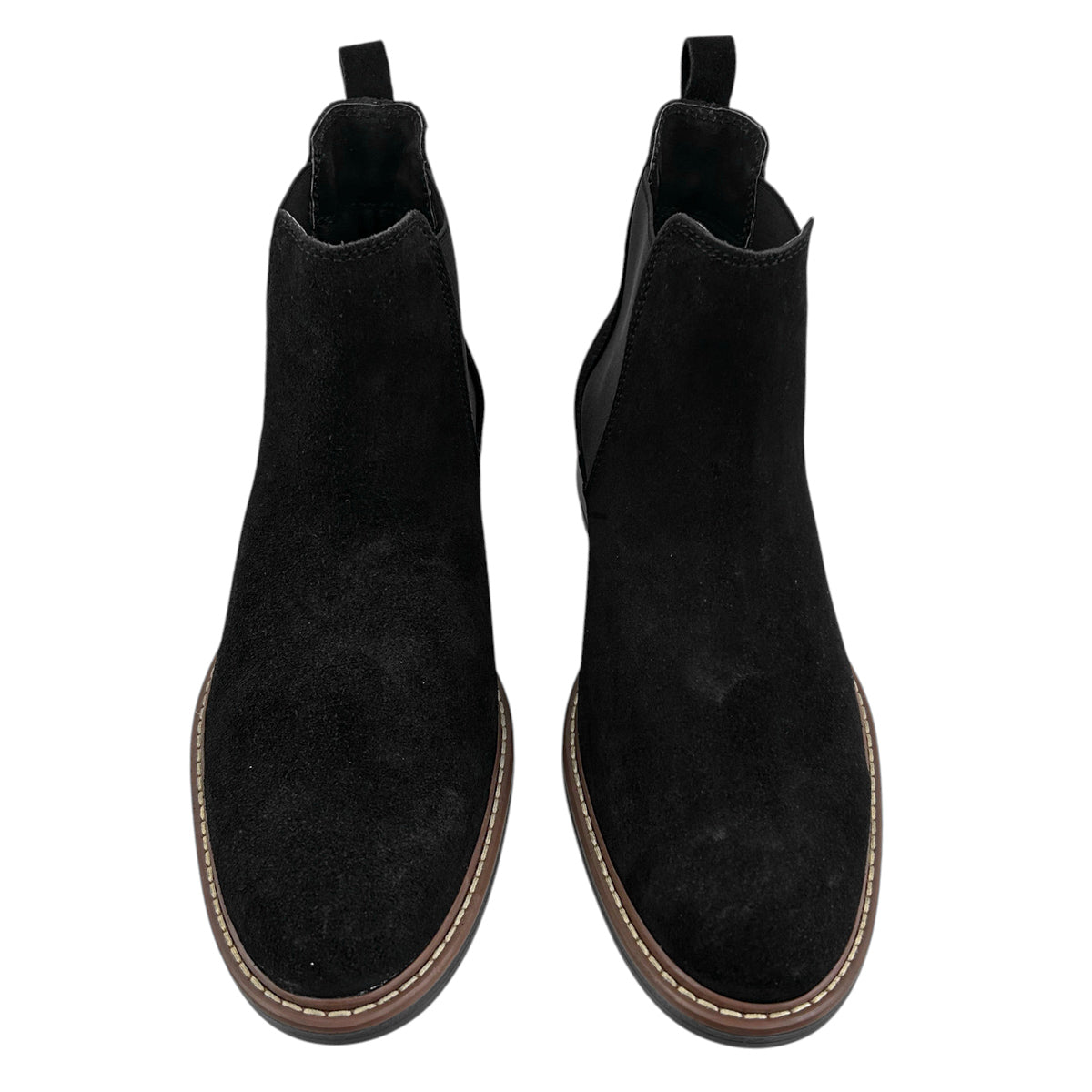 Botines Chelsea Hombre Jeep Je1300 Casuales Gamuza Negro