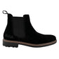 Botines Chelsea Hombre Jeep Je1300 Casuales Gamuza Negro