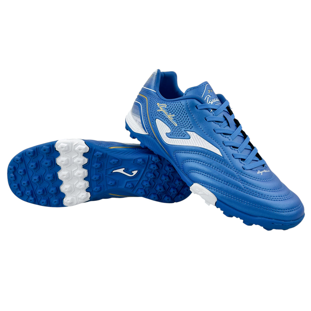 Tenis Fútbol Rápido Hombre Joma Aguvw2604tf Turf Azul Rey