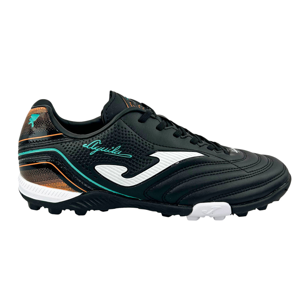 Tenis Fútbol Rápido Hombre Joma Aguvw2631tf Turf Negros