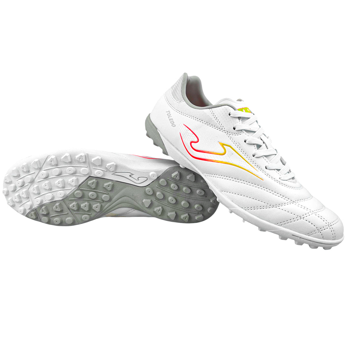 Tenis Fútbol Rápido Hombre Joma Tolvw2602tf Turf Blancos