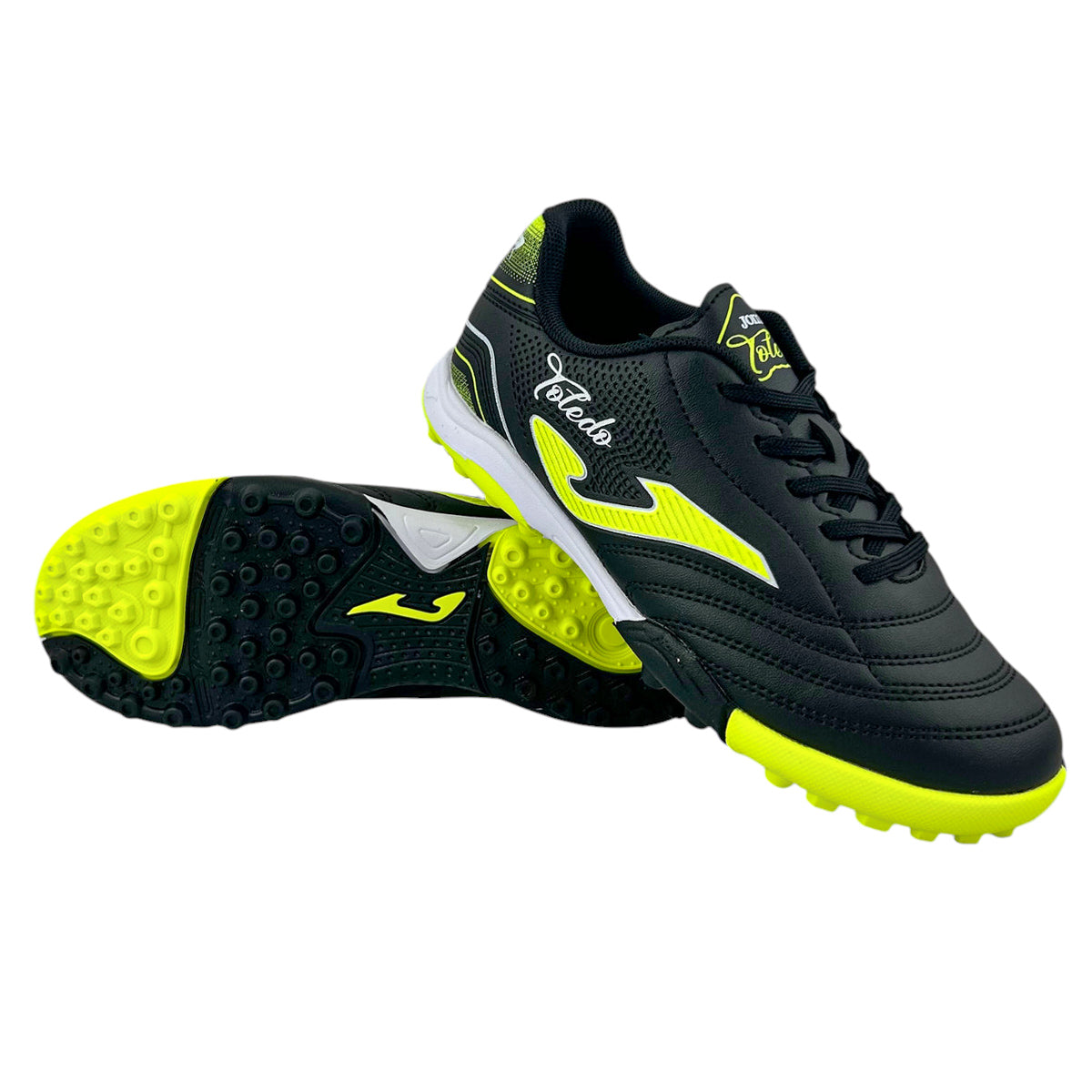 Tenis Fútbol Junior Joma Tojw2601tf Turf Negros 22-24.5
