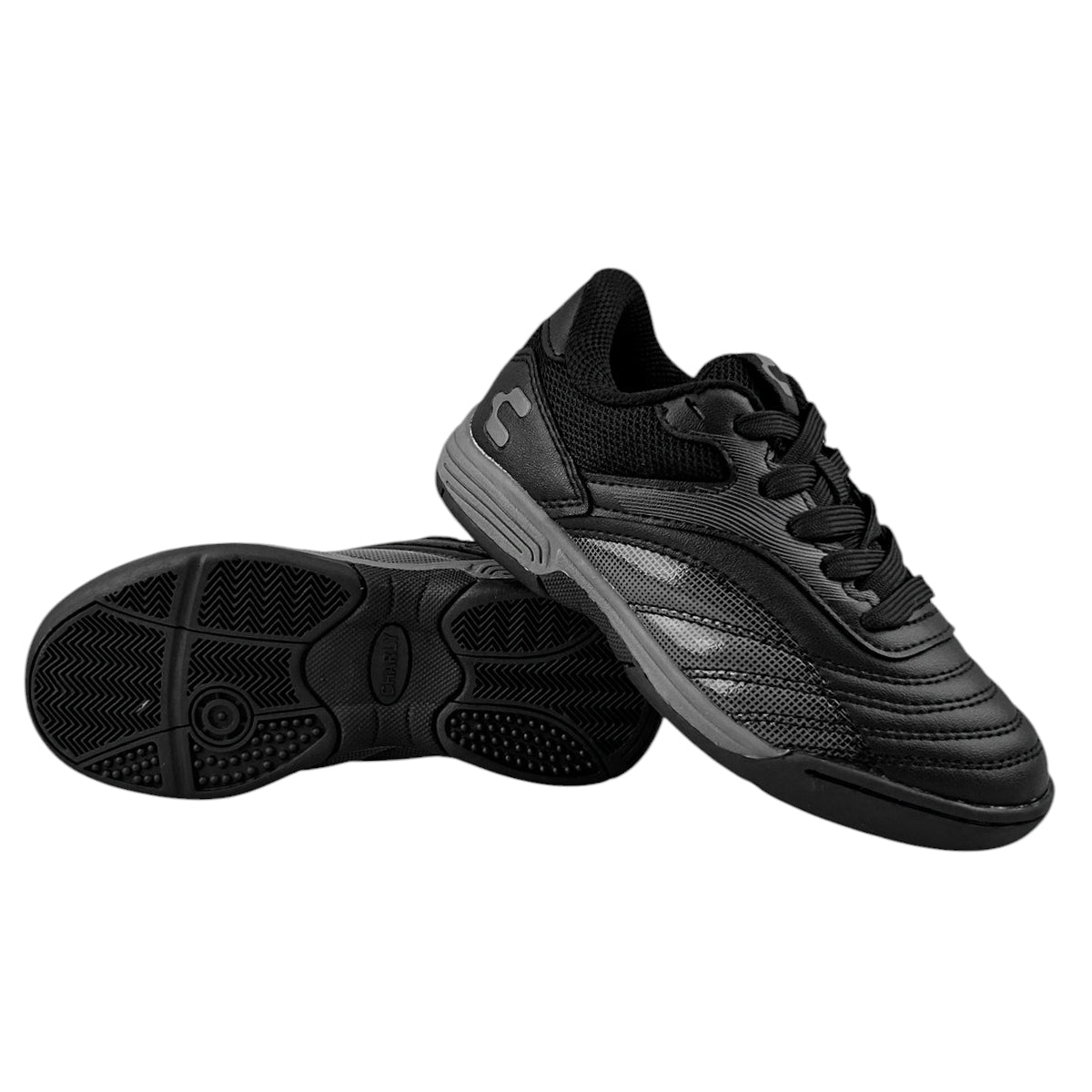 Tenis Fútbol Niño Charly 1065305 Indoor Negros 18-21.5