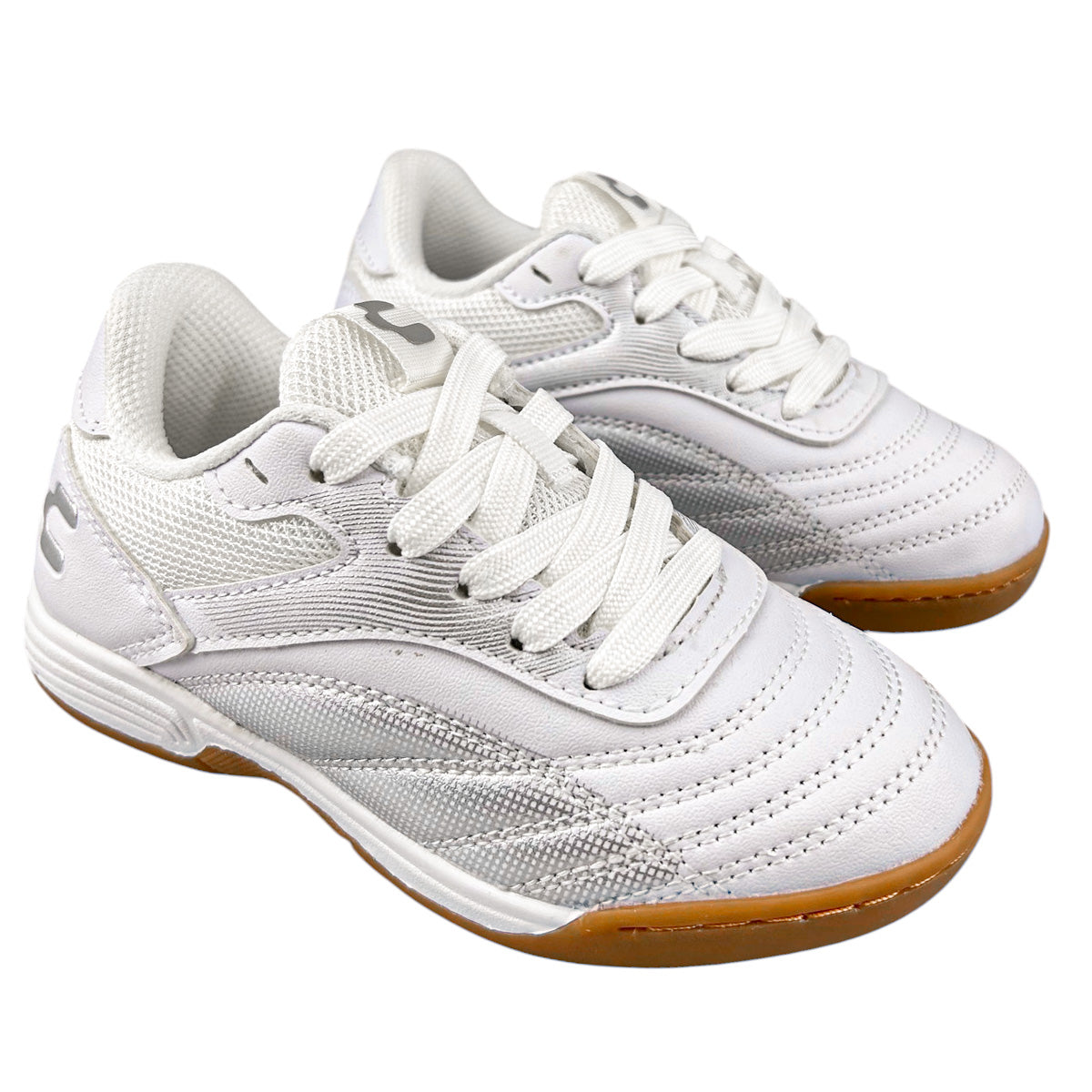Tenis Fútbol Niño Charly 1065305 Indoor Blancos 18-21.5