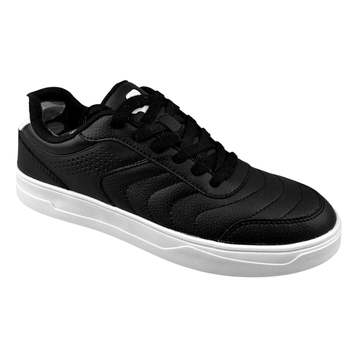 Tenis Charly Hombre 1086322 Casuales Piel Negro Originales