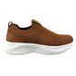 Tenis Charly Hombre 1086405 Slip On Cómodos Ligeros Camel