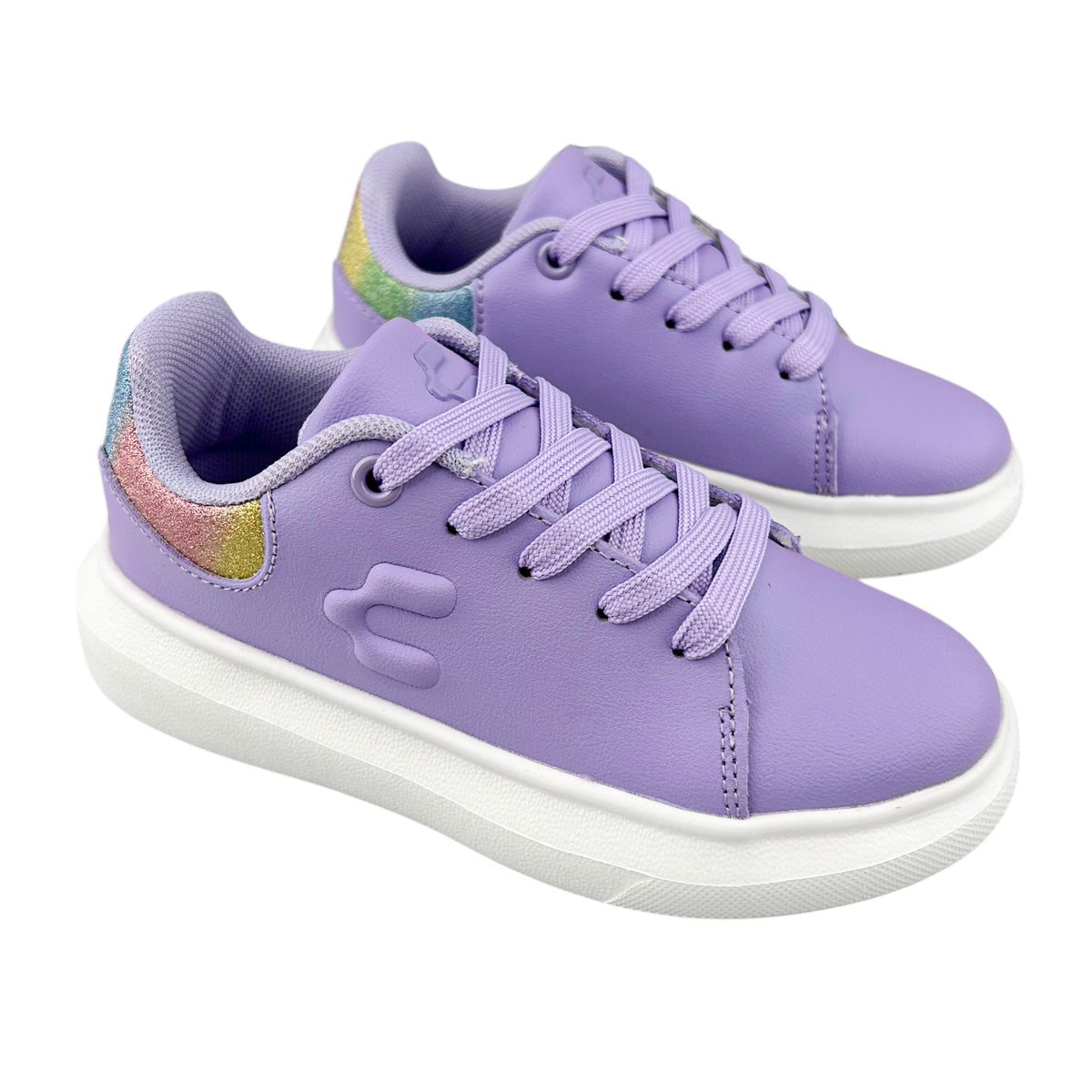 Tenis Charly Niña 1098390 Kids Casual Ligeros Lila 18-21.5