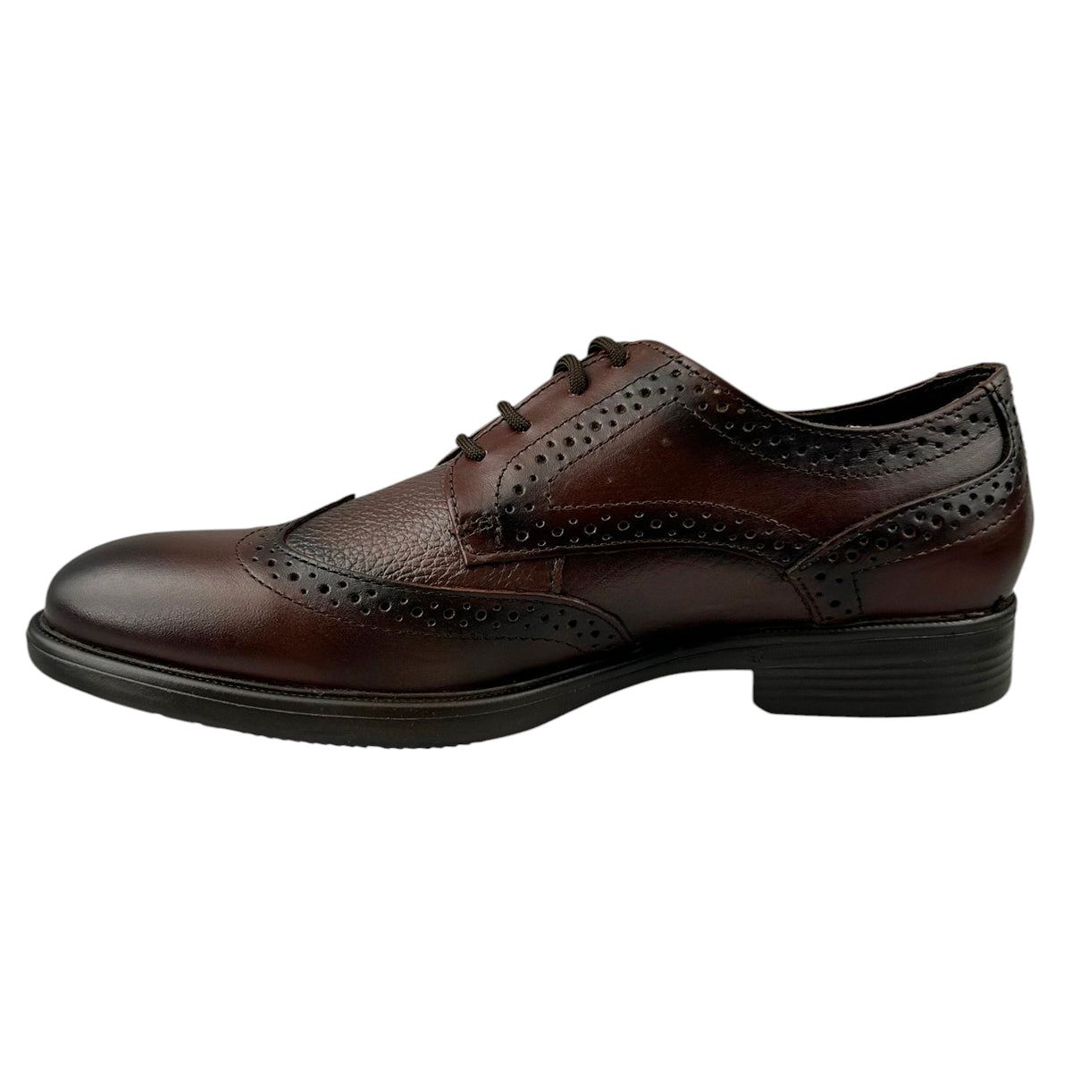 Zapato Vestir Hombre Christian Gallery 7703-1 Piel Caoba