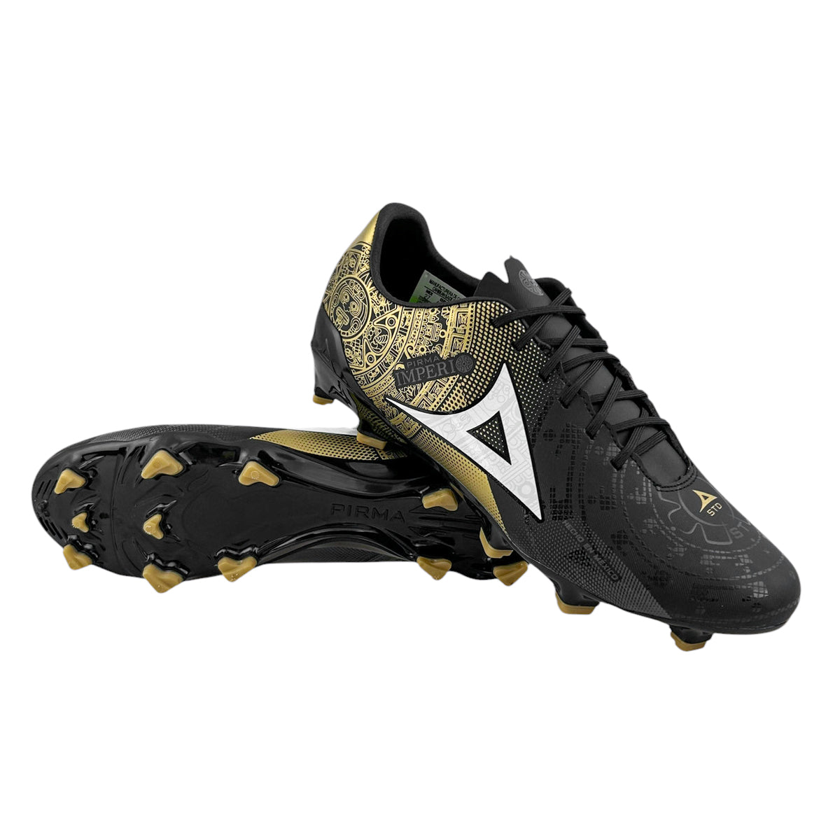 Tacos Fútbol Hombre Pirma 3066 Edición Imperio Negro Oro