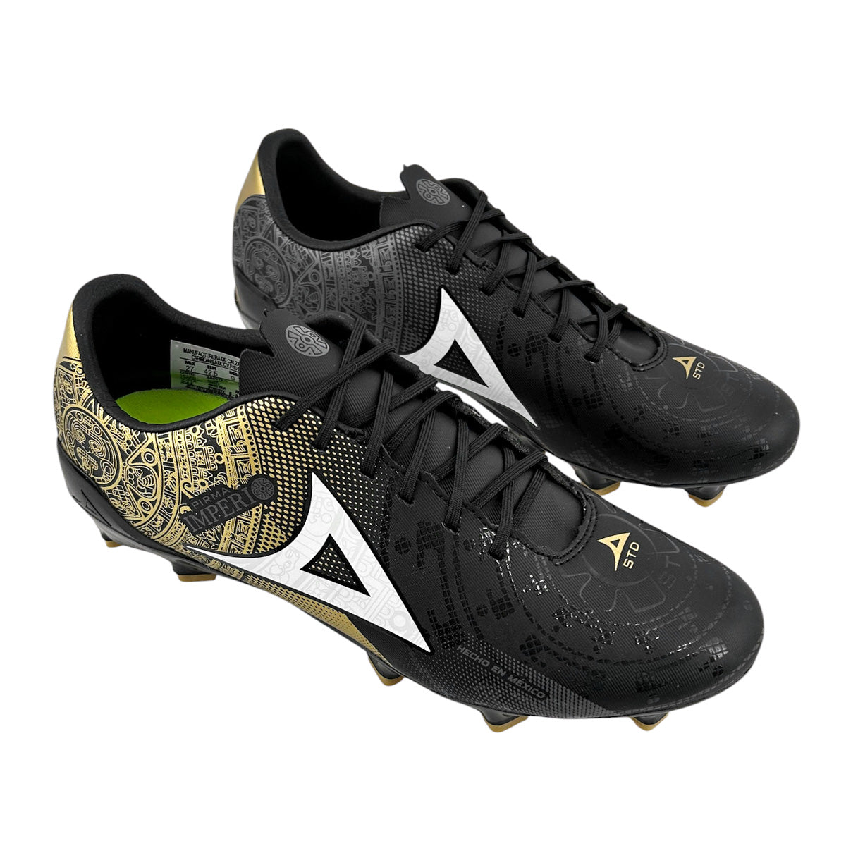 Tacos Fútbol Hombre Pirma 3066 Edición Imperio Negro Oro