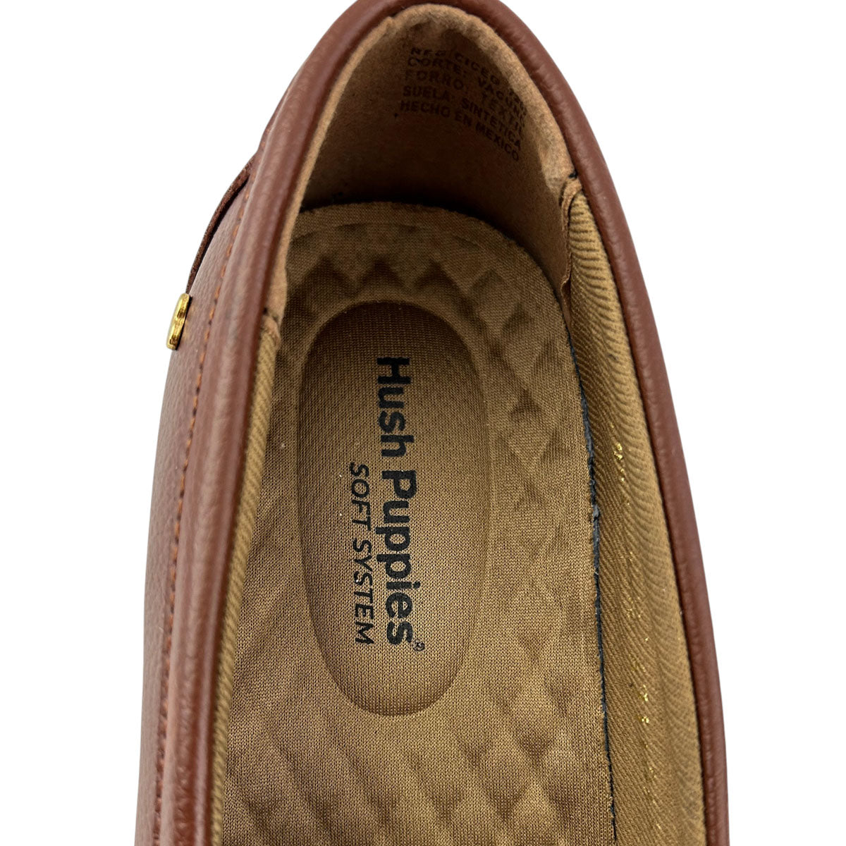 Zapato Mujer Hush Puppies Hp01956 Piel Soft System Cafés