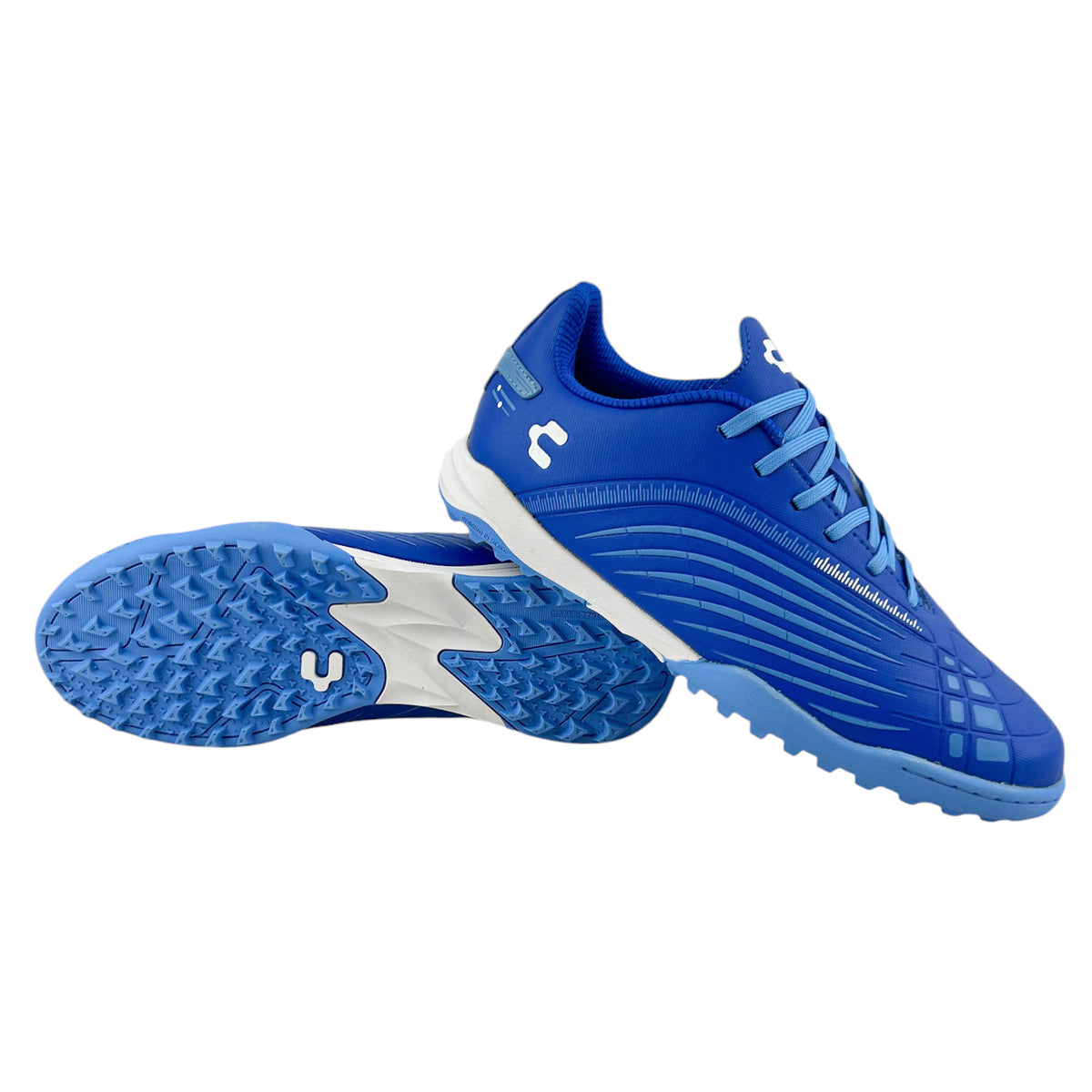 Tenis Fútbol Rápido Junior Charly 1087321 Turf Azul 22-25