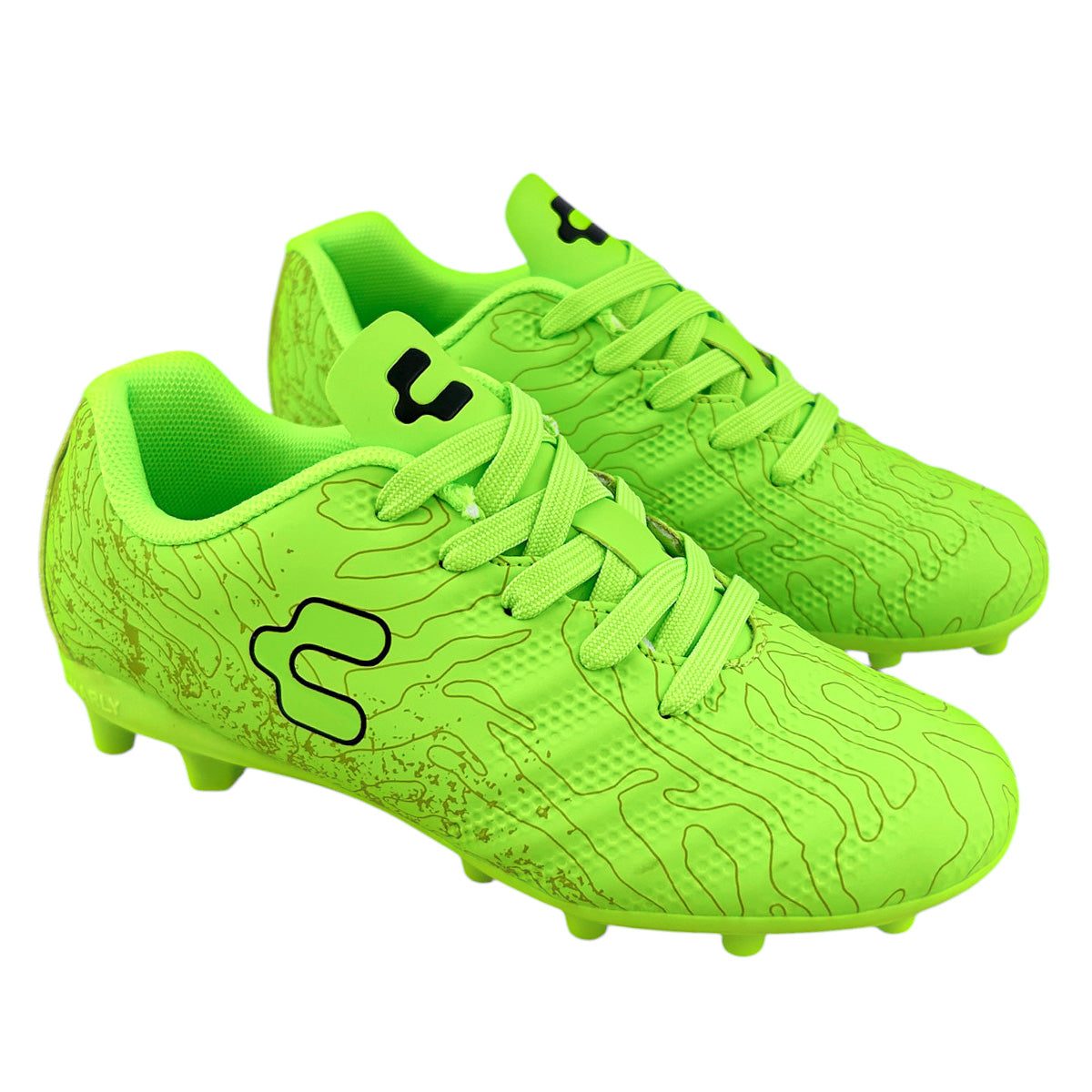 Tacos Fútbol Niño Charly Kids 1098597 Limón Negro 17-22
