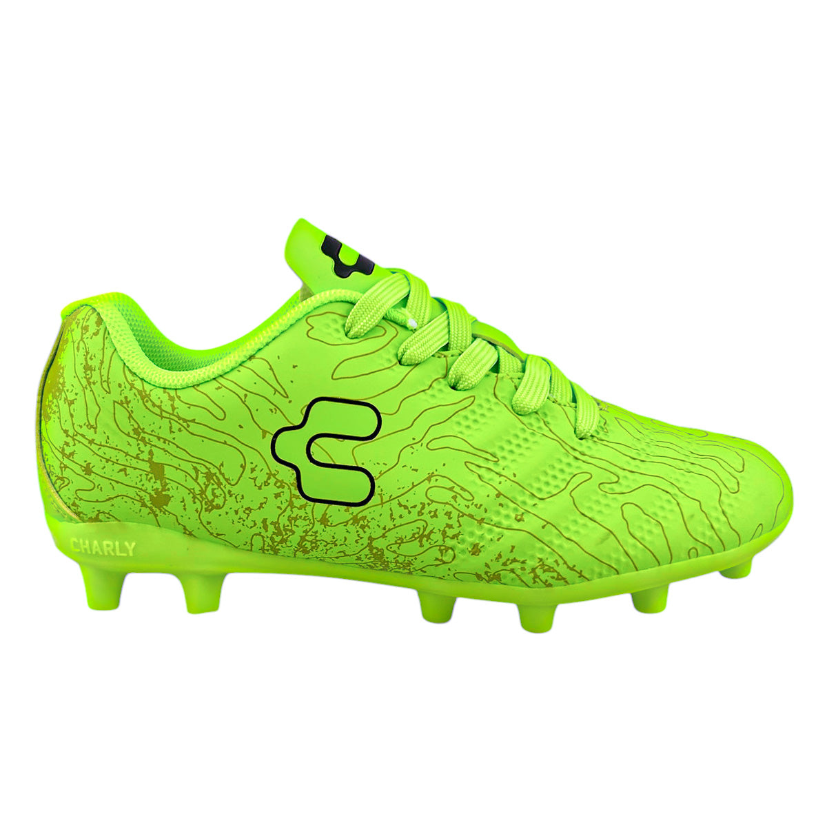 Tacos Fútbol Niño Charly Kids 1098597 Limón Negro 17-22