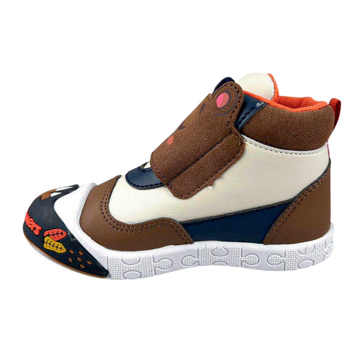 Tenis Bubble Gummers Carlitos I Niño Bota Café Azul 14-17