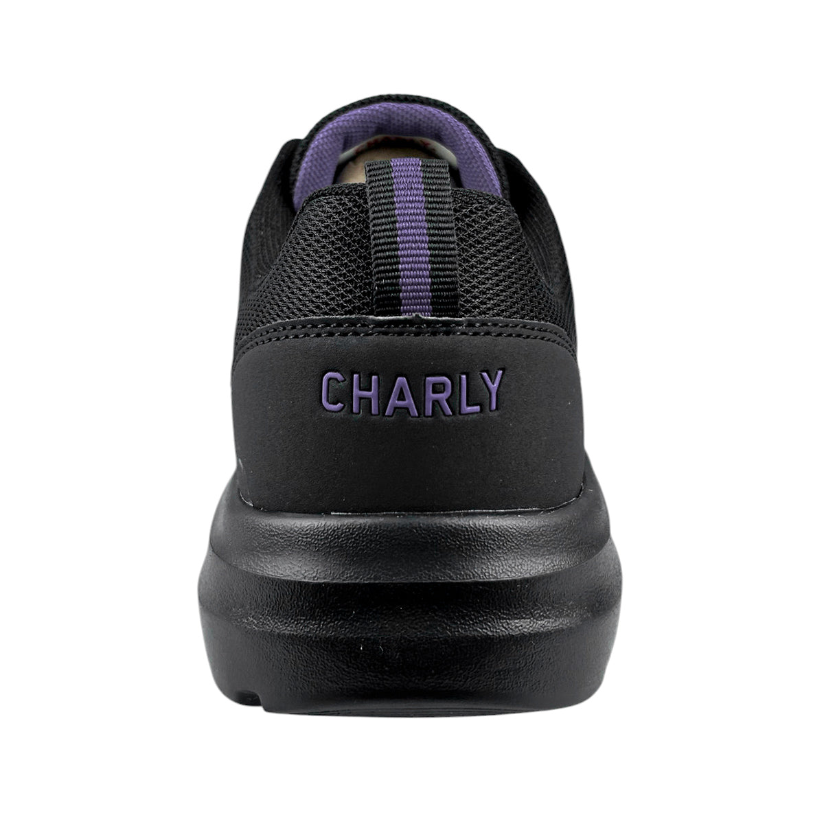 Tenis Mujer Charly 1043405 Running Gym Ligeros Negros