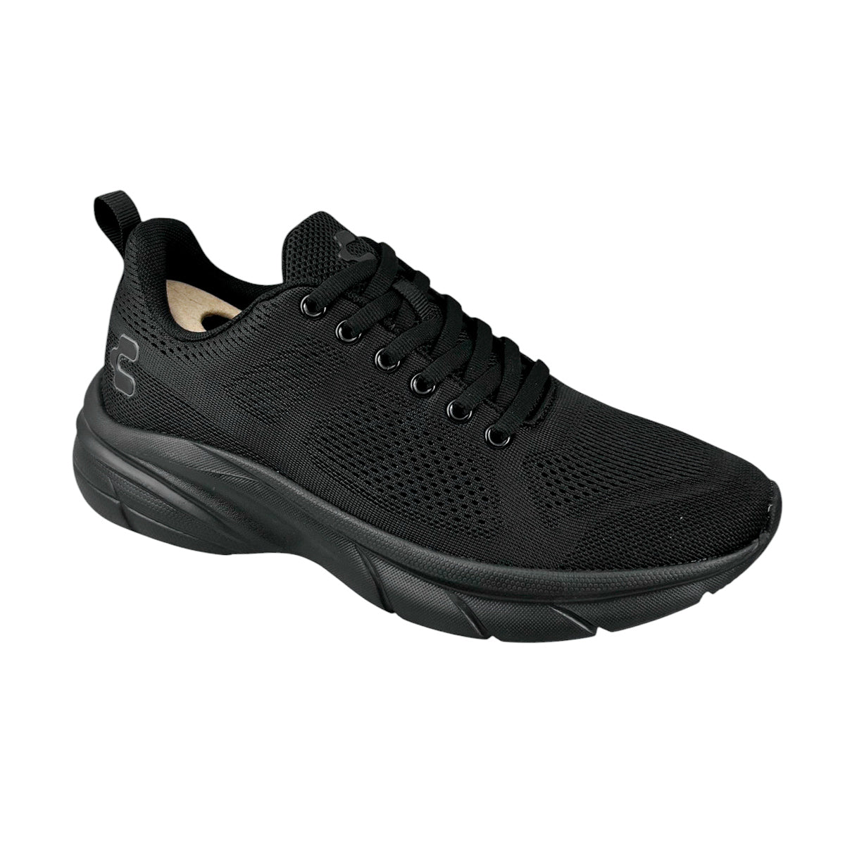 Tenis Charly Hombre 1087799 Running Gym Ligeros Negros
