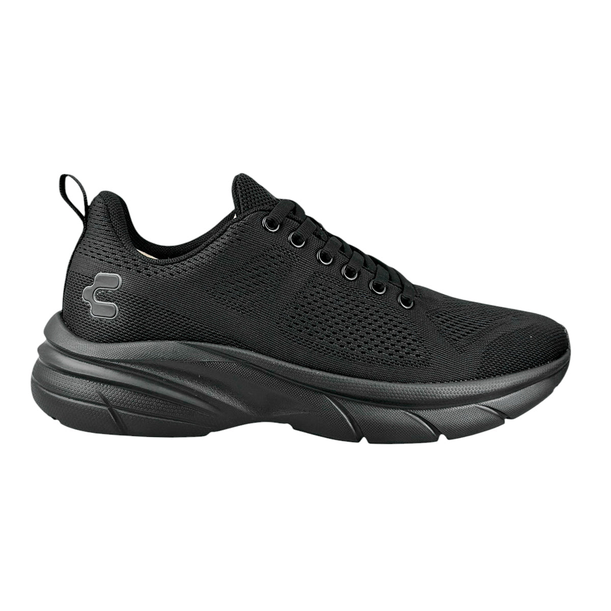 Tenis Charly Hombre 1087799 Running Gym Ligeros Negros