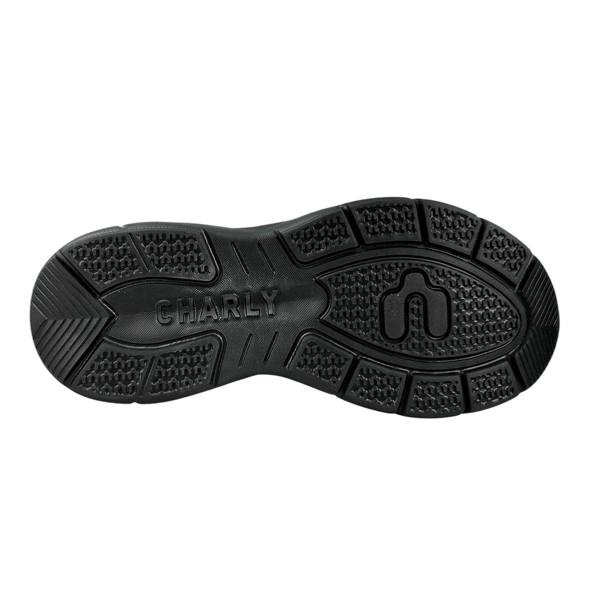 Tenis Charly Hombre 1087799 Running Gym Ligeros Negros