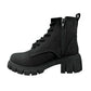 Botas Lee Mujer Le6450 Plataforma Tacón Negras Urbanas