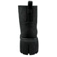 Botas Lee Mujer Le6450 Plataforma Tacón Negras Urbanas
