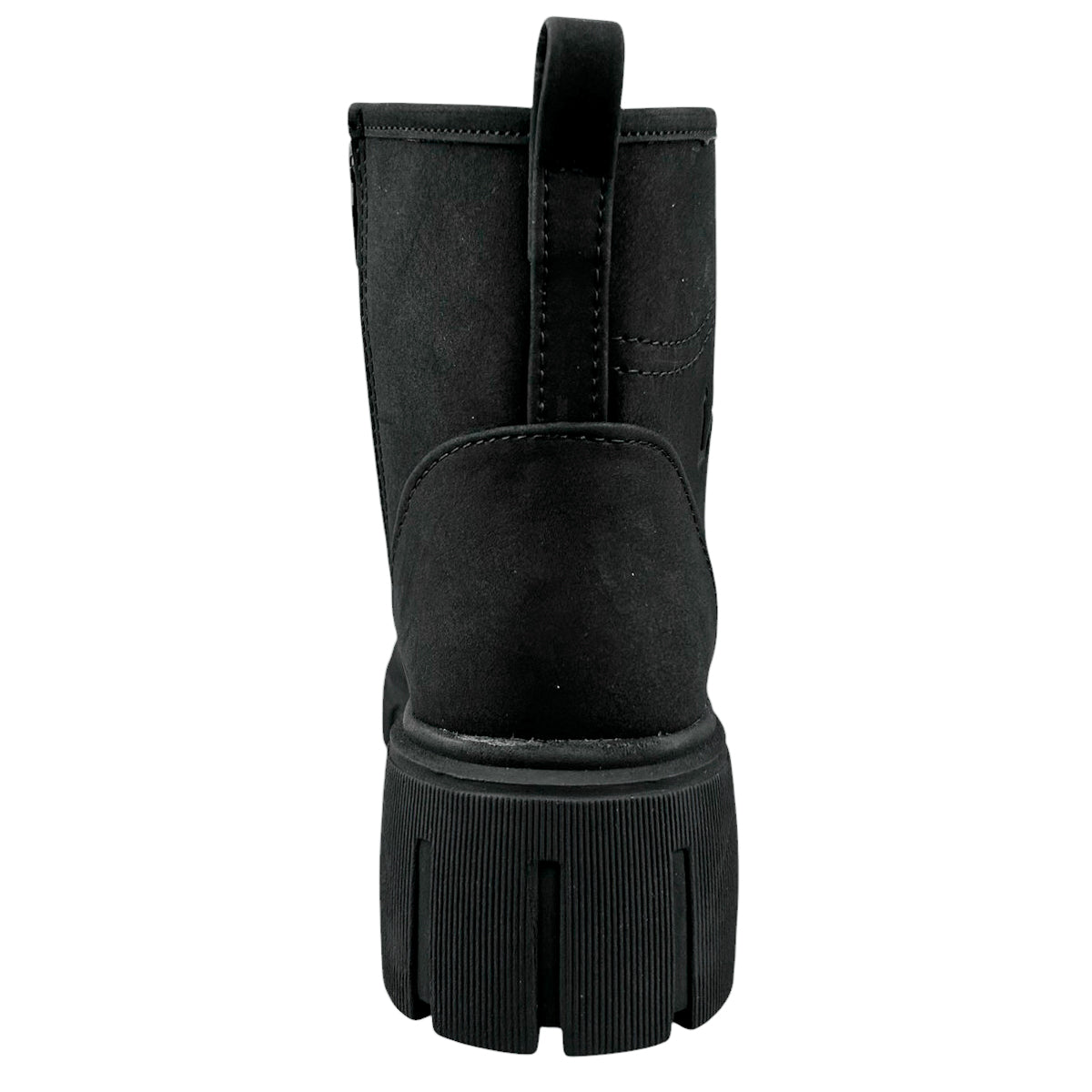 Botas Lee Mujer Le6450 Plataforma Tacón Negras Urbanas