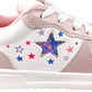 Tenis Yuyin Niña 26564 Con Luces Rosa Metálico 15-17.5