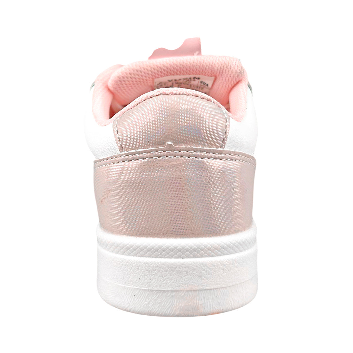 Tenis Yuyin Niña 26564 Con Luces Rosa Metálico 15-17.5