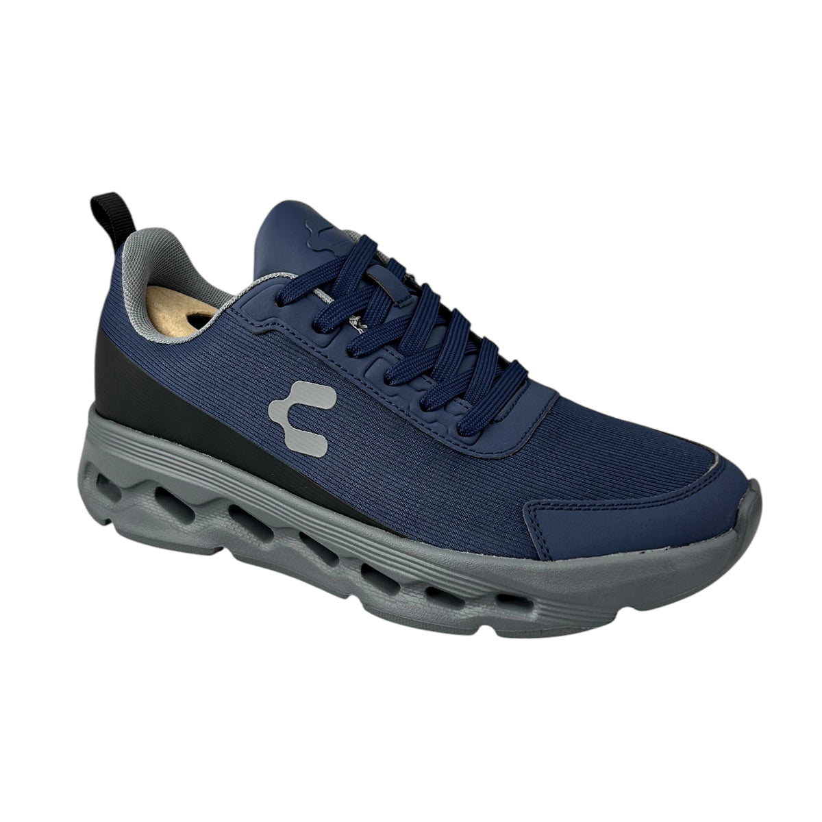 Tenis Charly 1087797 Hombre Deportivos Gym Marino Gris