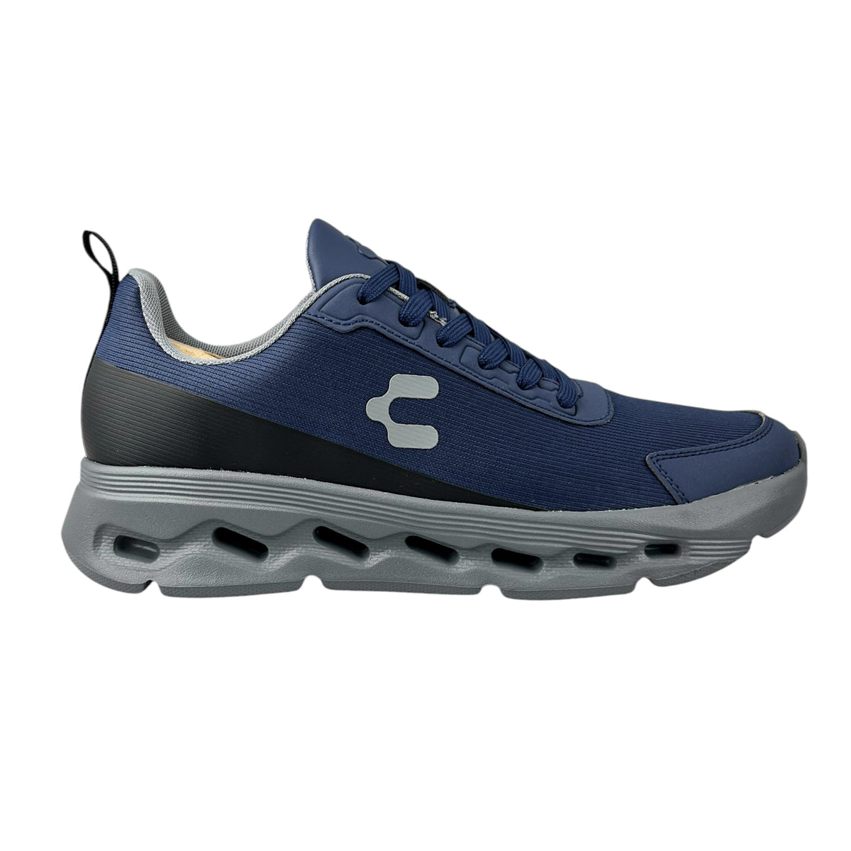 Tenis Charly 1087797 Hombre Deportivos Gym Marino Gris