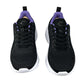 Tenis Charly 1043409 Mujer Deportivos Gym Negro Lila