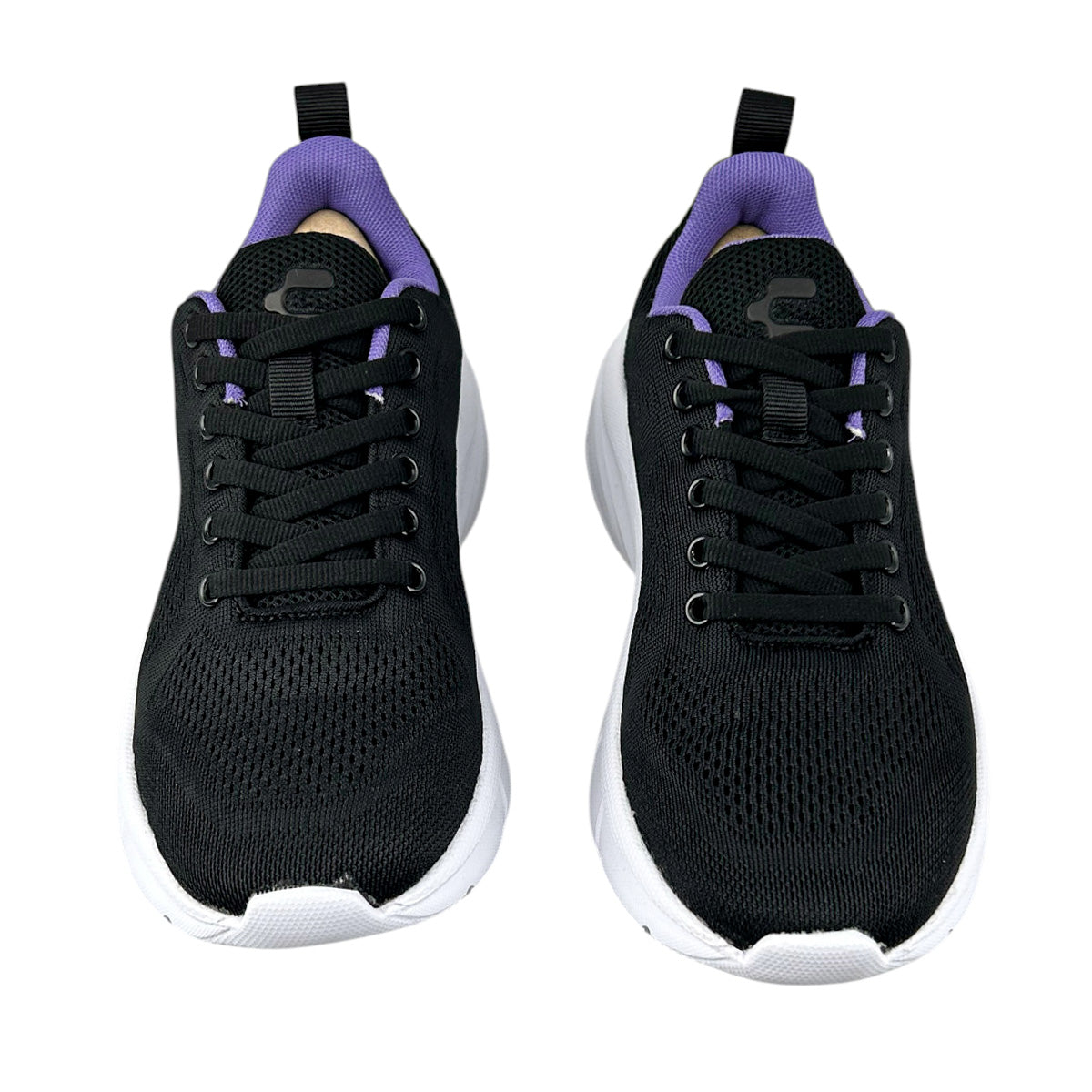 Tenis Charly 1043409 Mujer Deportivos Gym Negro Lila