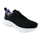 Tenis Charly 1043409 Mujer Deportivos Gym Negro Lila