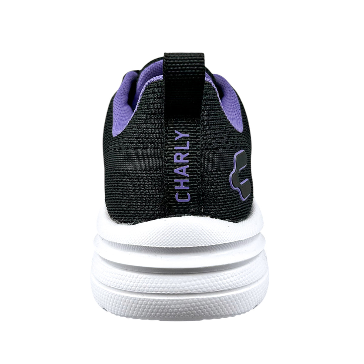 Tenis Charly 1043409 Mujer Deportivos Gym Negro Lila