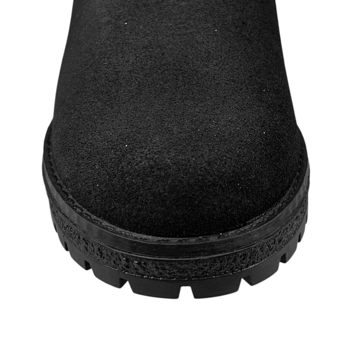 Botas Jeep Mujer 19060 Chelsea Piel Gamuza Negro Tacón