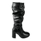 Botas Greenlove Mujer 96290 Largas Negras Tacón Ancho