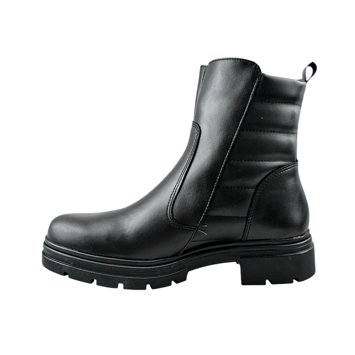 Botines Greenlove Mujer 96242 Negros Cierre Tacón Bajo