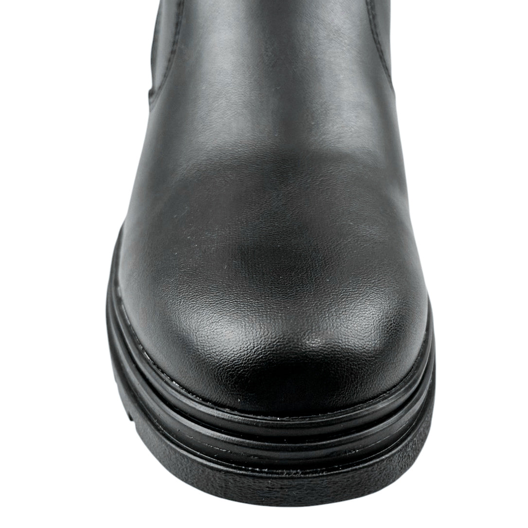 Botines Greenlove Mujer 96242 Negros Cierre Tacón Bajo