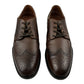 Zapatos Vestir Merano Hombre 46101 Piel Café Bostonianos