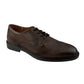 Zapatos Vestir Merano Hombre 46101 Piel Café Bostonianos
