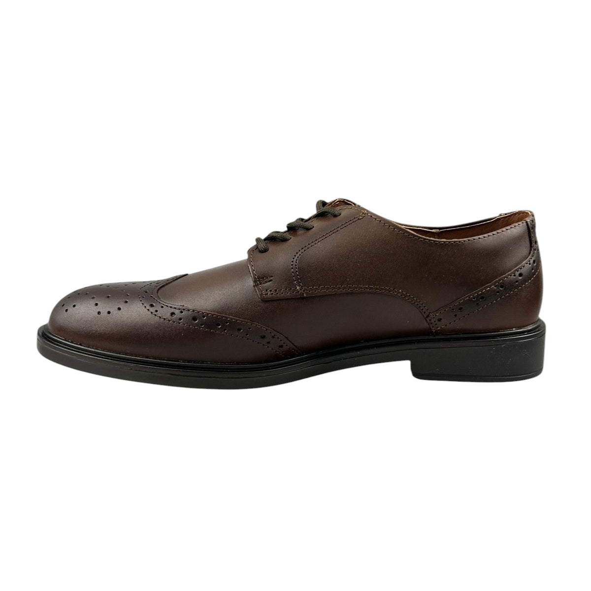 Zapatos Vestir Merano Hombre 46101 Piel Café Bostonianos