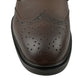 Zapatos Vestir Merano Hombre 46101 Piel Café Bostonianos